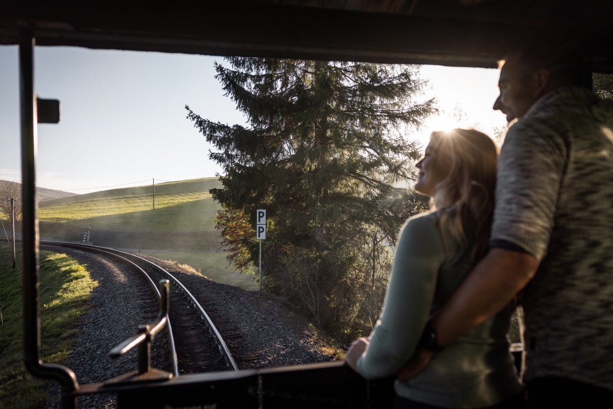 Eisenbahnromantik bei der Fichtelbergbahn © Philipp Herfort Photography