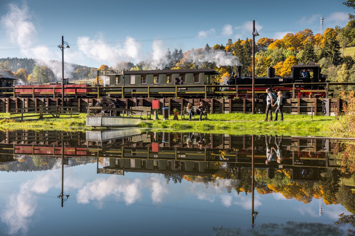 Preßnitztalbahn Haltepunkt Forellenhof © Philipp Herfort Photography