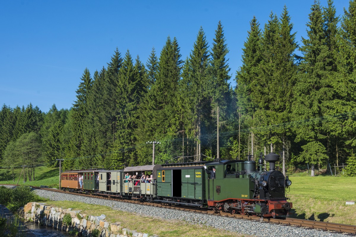 IK-Zug bei Preßnitztalbahn © CHRISTIAN SACHER